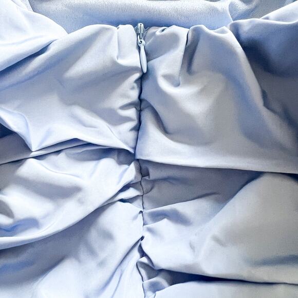 UO Glamorous Ruched Off-The-Shoulder Mini Dress Medium NWT - Picture 7 of 12